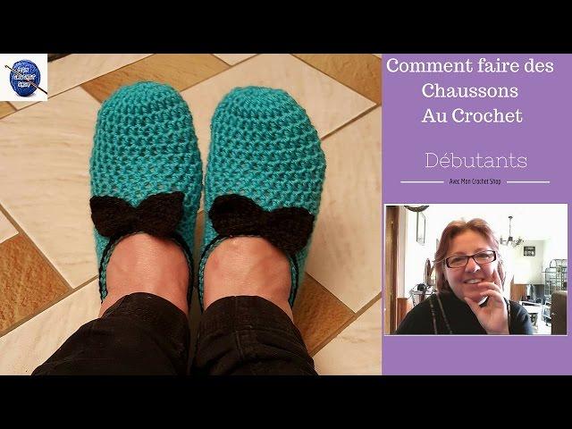 Comment faire une paire de chausson au crochet (1ere Partie)