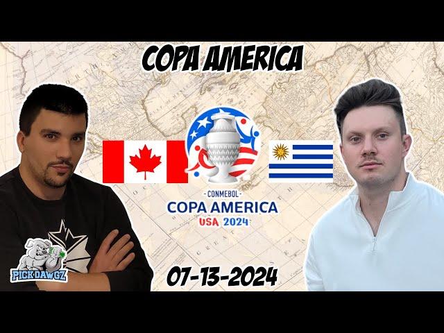 Canada vs. Uruguay 7/13/2024 Copa America 2024 Free Soccer Picks | Free Football Betting Tips