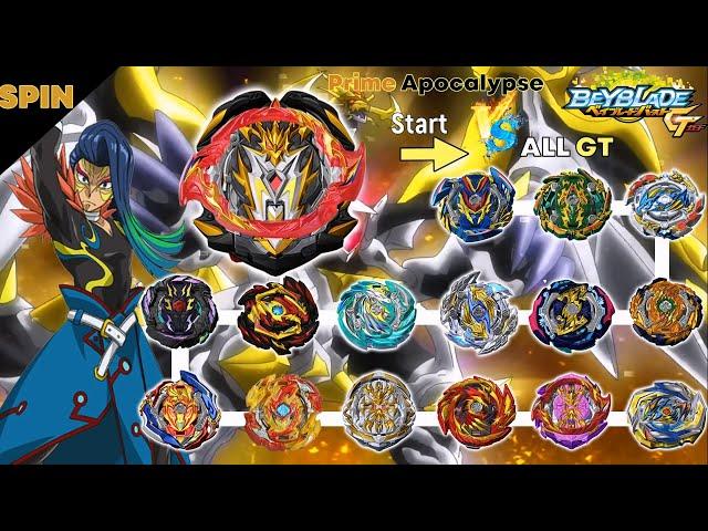 【BigBang Prime Apocalypse VS ALL Beyblade Burst GT marathon battle】 ベイブレードバースト GT  베이블레이드 버스트 진검