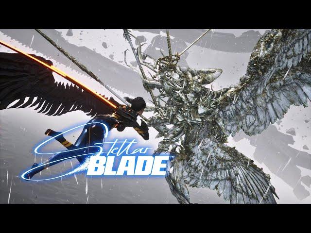 Stellar Blade - Elder Naytiba No Damage Boss Fight (NG+, Hard, No Beta & Burst Skills)