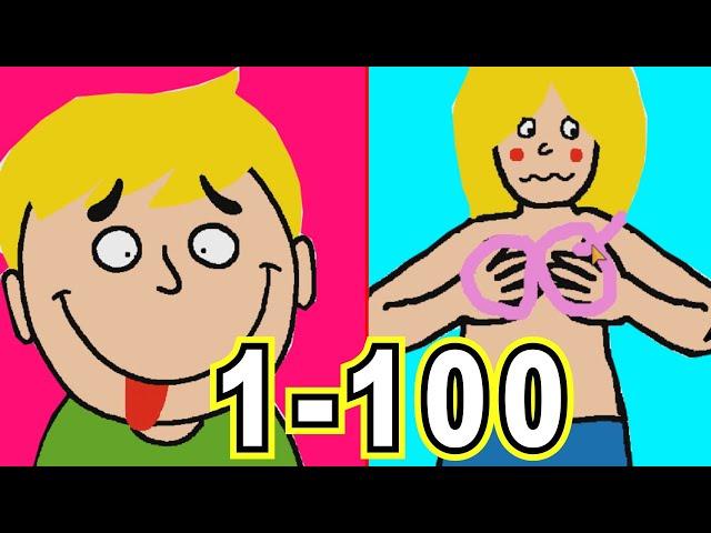 Just Draw level 1 - 100 Android Gameplay Walkthrough HD
