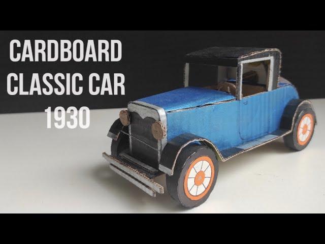 How to make classic car DIY cardboard classic Ford car 1930