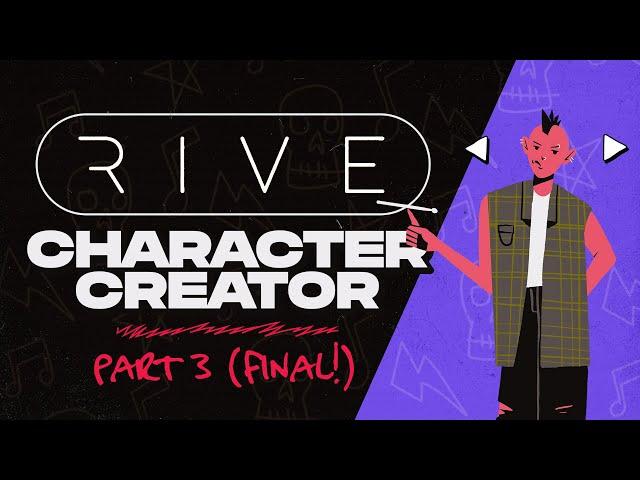 Making an Interactive Character Creator with Rive | Making it all WORK! | Part 3/3 (Final)