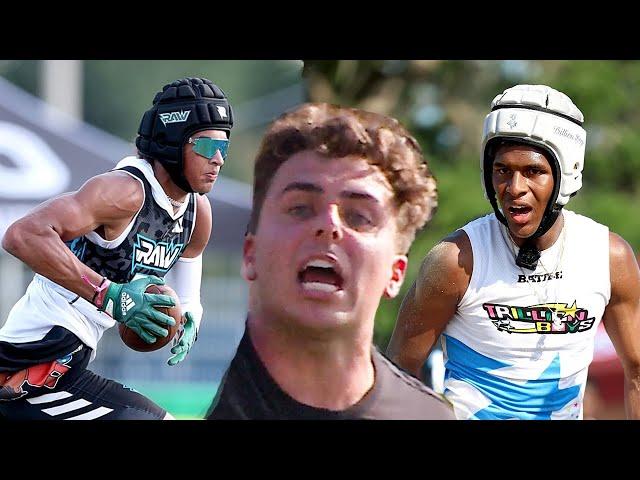 "Don't Shake Their Hand." Inside The MEANEST RIVALRY In 7on7. Raw & Trillion Boys HATE Each Other 