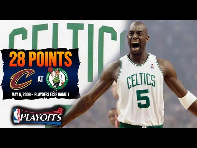 Kevin Garnett 28 points - 2008 ECSF Game 1 - Cleveland Cavaliers at Boston Celtics