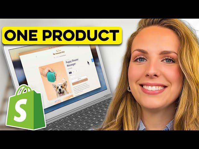 Shopify One Product Store Set Up for Beginners (Step by Step)