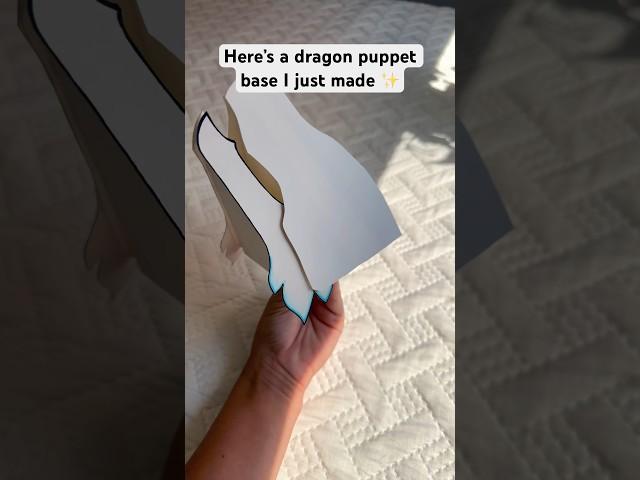 New dragon puppet soon!  Also, I need video ideas! #dragonpuppet