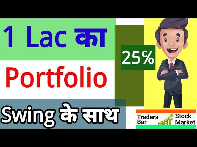  1 Lakh ka portfolio kaise banaye  1 lakh ka portfolio kaise banaye 2024  ek lac ka investment 