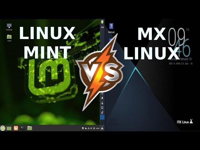 Linux Mint 20.3 XFCE vs MX Linux 21 XFCE