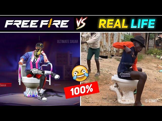 FREE FIRE ALL EMOTES IN REAL LIFE || FREE FIRE EMOTE IN REAL LIFE || FREE FIRE EMOTE