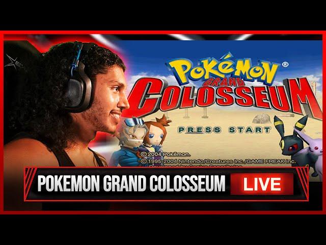 Playing Pokemon Grand Colosseum!