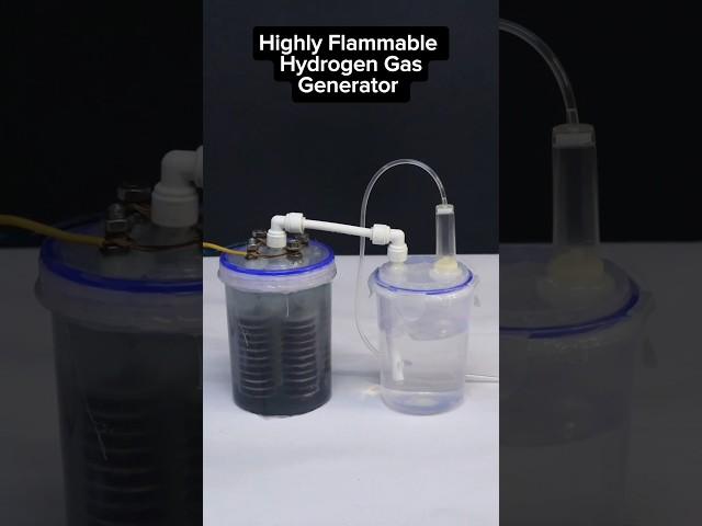 Highly flammable HHO gas generator #shorts