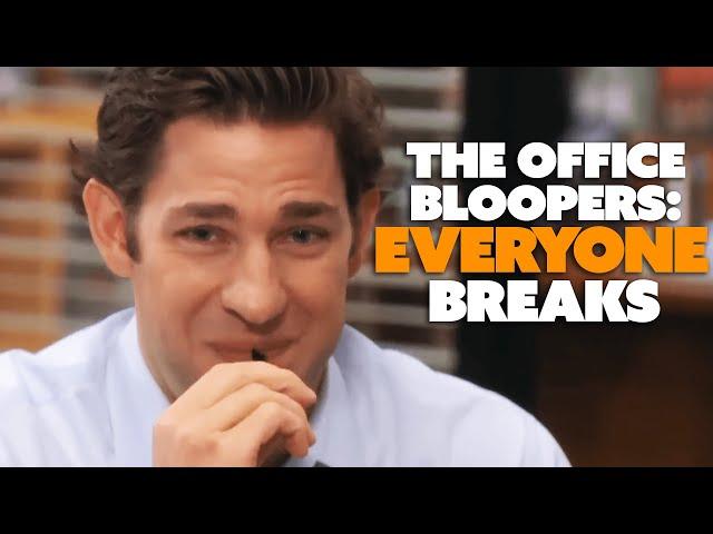 EVERYONE Breaks: Bullpen Bloopers from The Office US | Comedy Bites