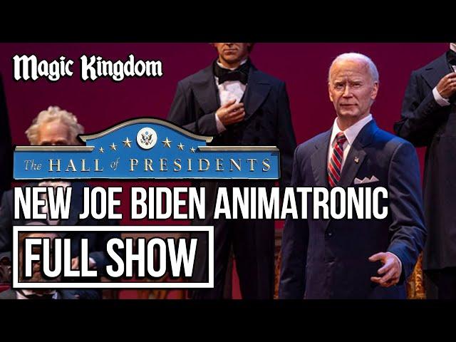 The Hall of Presidents with Joe Biden Debuts at the Magic Kingdom