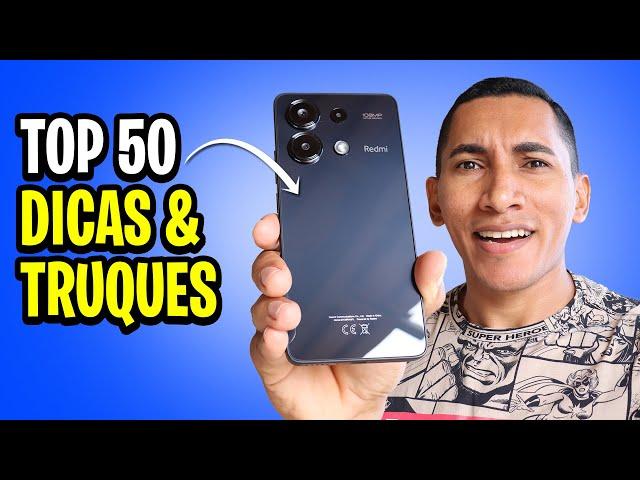 USE AGORA! TOP 50 Dicas e Truques do Redmi Note 13 que você PRECISA SABER