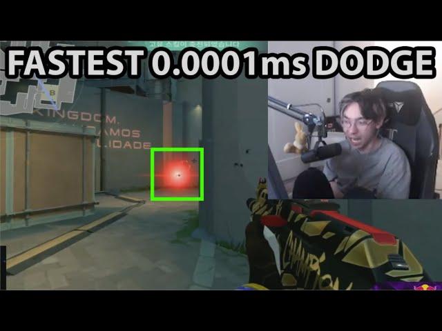 TenZ is SHOCKED by the FASTEST 0.0001s Flash Dodge in VCT Masters
