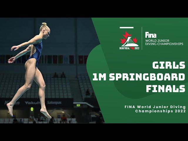 LIVE | Diving | FINALS | Girls (16-18 Years old) | 1m Springboard | World Junior Championships 2022