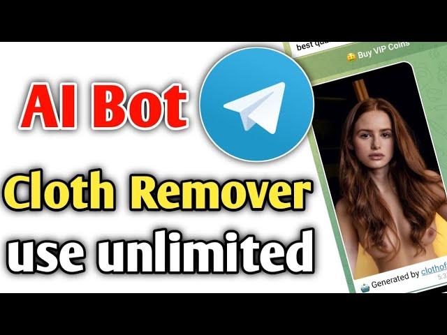 #clothremoverbot Telegram Dress Remover Bot Name | Ai bot cloth remover telegram bot name