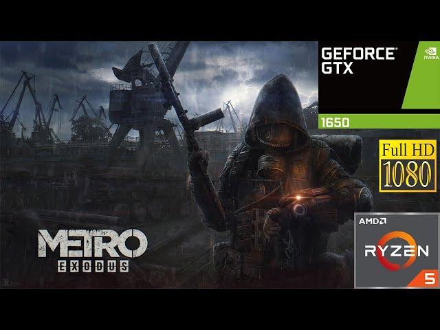 GTX 1650 | Metro Exodus | Asus TUF Gaming FX505DT | 1080p | Benchmark Gameplay