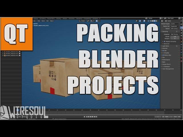 Blender Quick Tip -{ PACK THE PROJECT }-