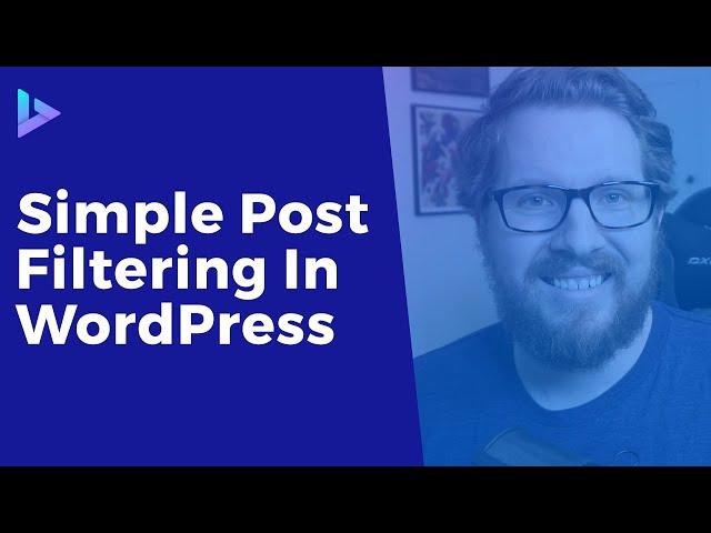 Simple Frontend Post Filtering in WordPress | Custom Taxonomy Filter