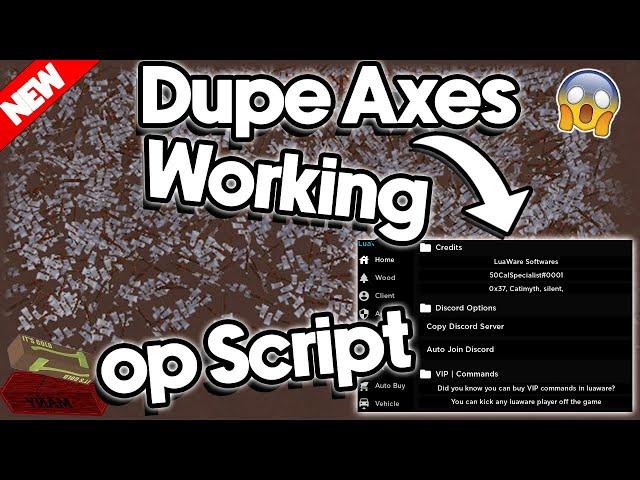 How To Dupe Axes In Lumber Tycoon 2 Roblox (*LT2*) Solo Duped Not Patched