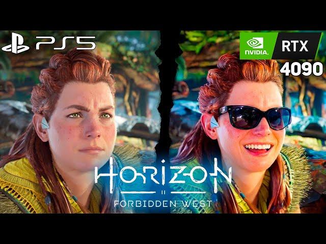 Horizon Forbidden West PS5 vs PC RTX 4090 - Game Comparison