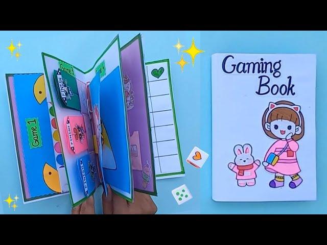 6 Easy Paper Gaming Book || DIY Cute Gaming Book || How To Make Gaming Book || DIY Paper Games