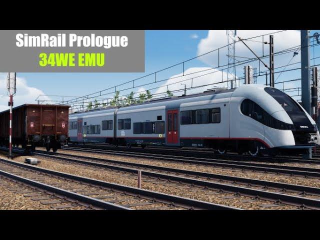 A new Train Sim? | SimRail 2021 Prologue- Tutorial 1 | 34WE EMU