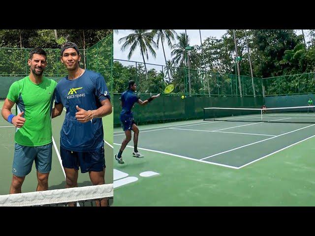 Djokovic First INTENSE Practice Match Highlights before Brisbane 2025