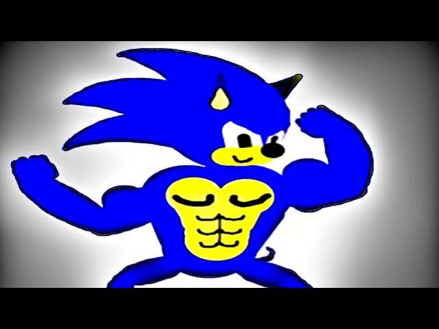 SONIC THE HEDGEHOG ( MUSCLE GROWTH ) PIVOT ANIMATION