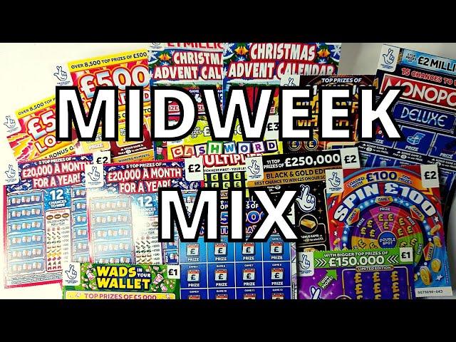 NEW Midweek Scratchcard Mix  