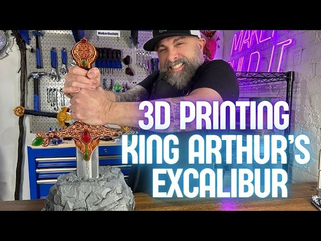 Can You 3D Print The Most Famous Sword In History? Excalibur