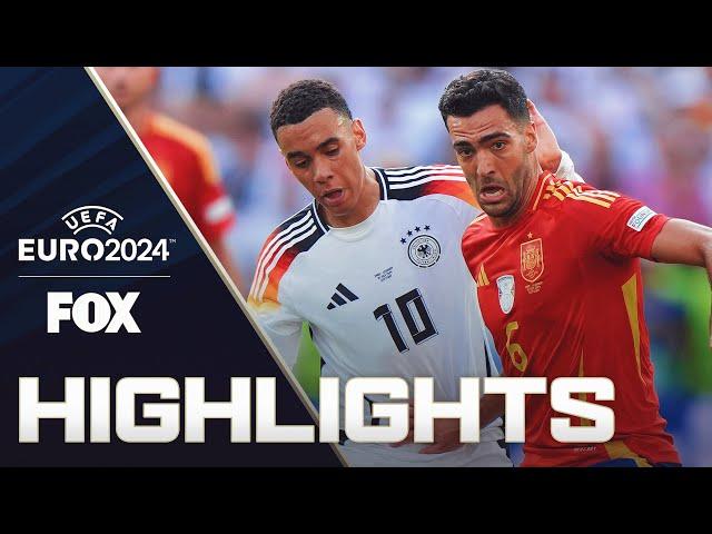 Spain vs. Germany Highlights | UEFA Euro 2024 | Quarterfinals