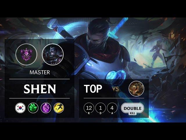 Shen Top vs Renekton - KR Master Patch 9.17