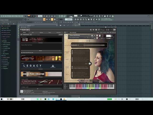 Ethnic Vocal Phrases - KONTAKT library - sound check (no talking)