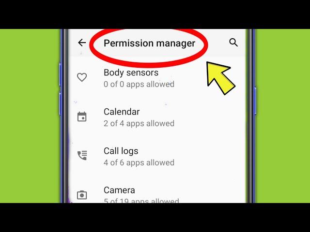 Permission Manager Setting | Redmi Note 11