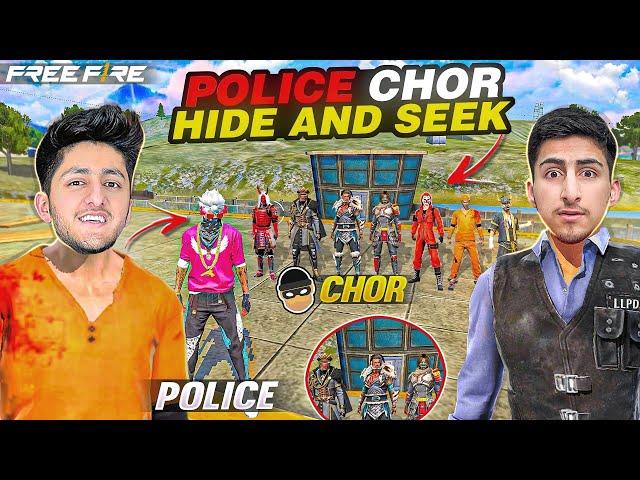 Police Chor Hide & Seek In Free Fire  Funny Hide And Seek Challenge- Garena Free Fire