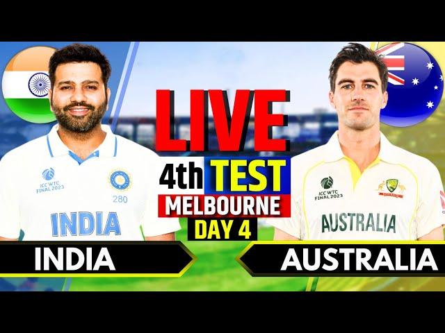 India vs Australia, 4th Test, Day 4 | IND vs AUS Live Match | Live Cricket Match Today, 3rd Session