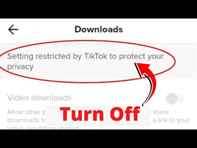 How to Turn Off Setting Restricted by TikTok to Protect Your Privacy 2024 | English