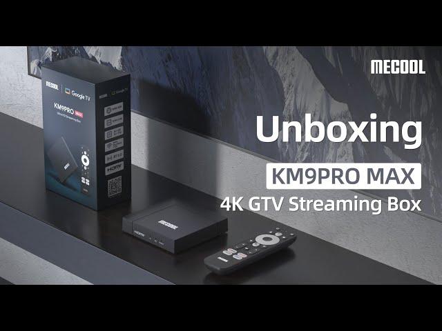 Unboxing of 4K Google TV Streaming Box MECOOL KM9PRO MAX | Netflix Youtube Prime Video Certified