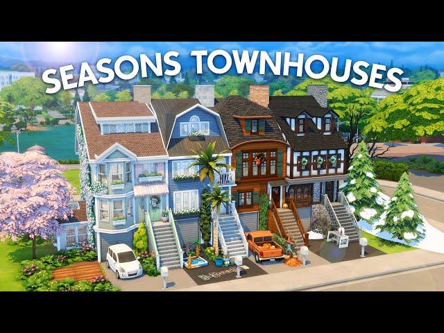 Seasons Townhouses ️ ️ // The Sims 4 Speed Build