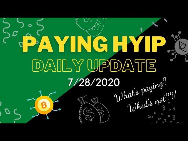 Paying HYIP 2020 Daily Update - My Micro Profits Scam Already?! My HYIP Monitor 7/28/2020!