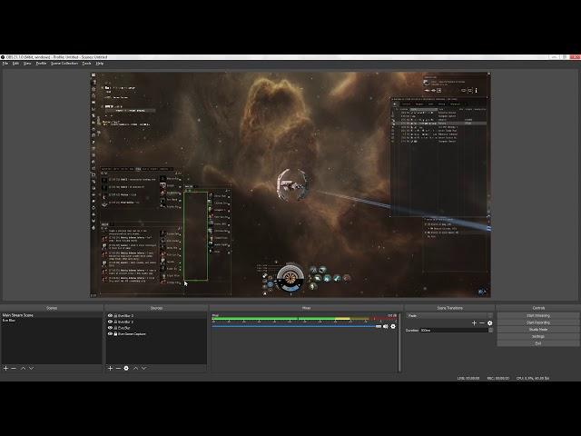 How to make a stream blur filter for Eve Online in OBS