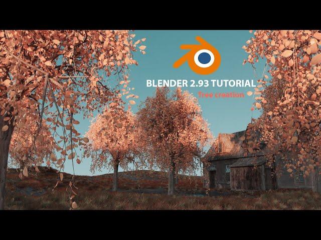 Creating trees using a simple tool in Blender 2.9 | Tutorial Part 1