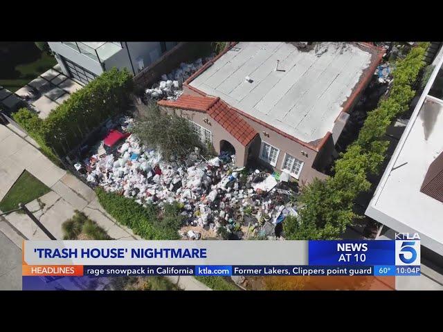 Residents call for action over Los Angeles 'trash house'