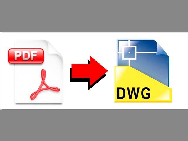 Convert PDF to AutoCAD - Free online