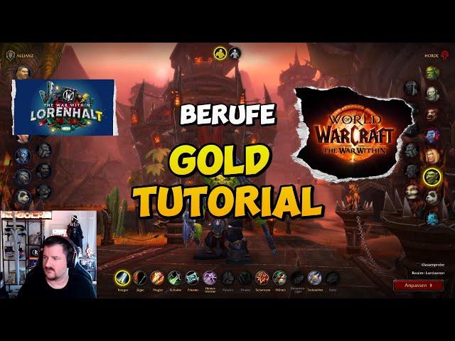 Gold in Berufe Klasse & Rasse WORLD OF WARCRAFT TWW