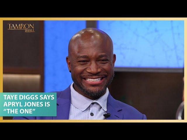 Taye Diggs Says Apryl Jones Is “The One”