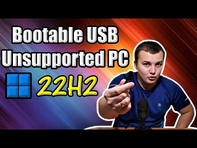 How to Install Windows 11 on Unsupported PC Bootable Drive